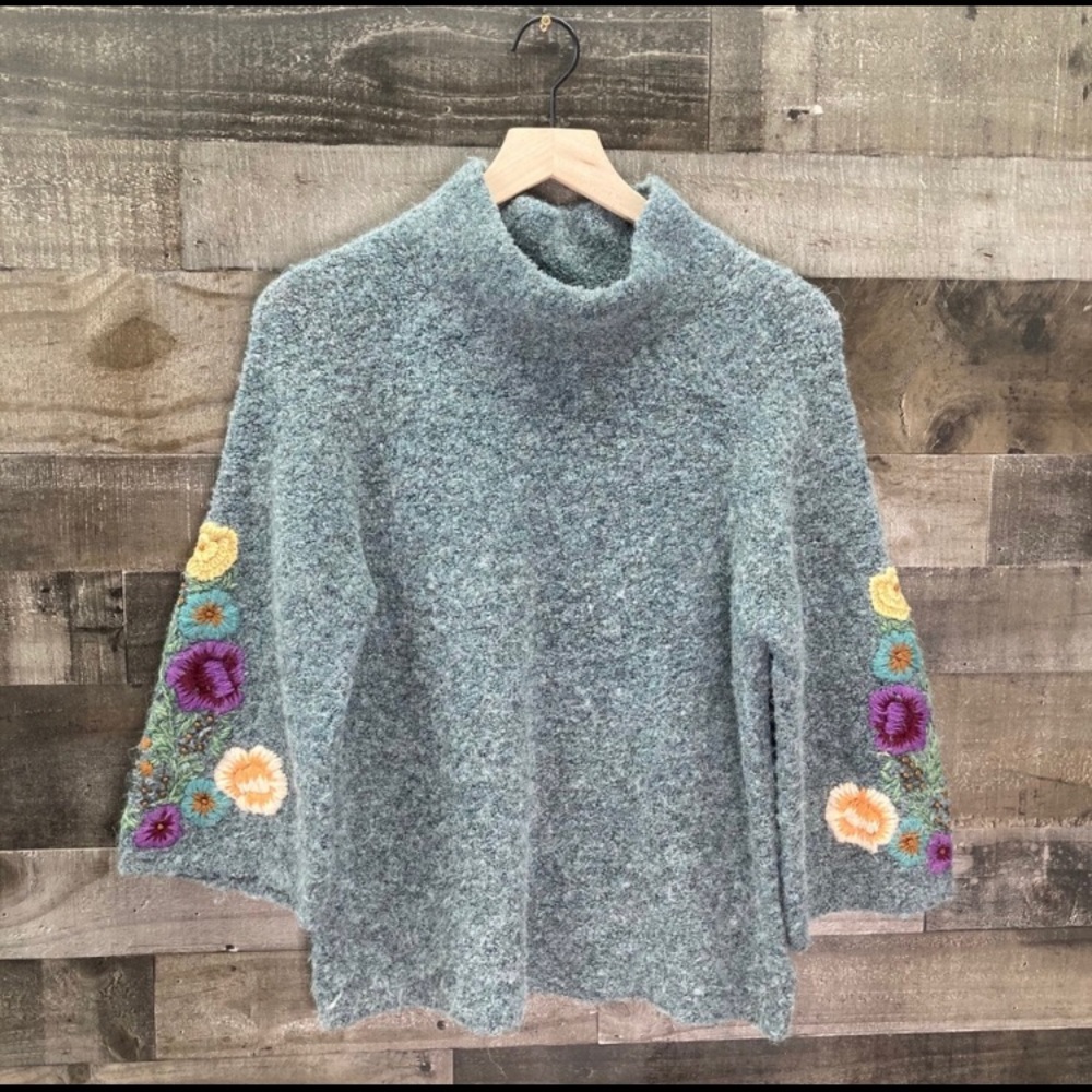 Rosevine Sweater Tunic by Anthro Sleeping on Snow